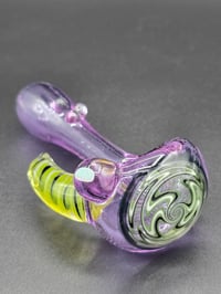 Image 2 of UV Reactive Wig Wag Pipe W/ Opal 