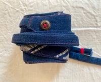 Image 3 of navy blue obi belt
