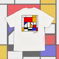 SHIMMER - PUSH // BAUHAUS TEE (WHITE)