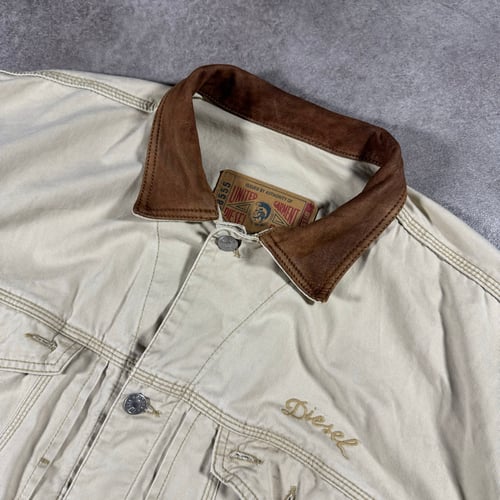 Image of 1990s Diesel Croppes Trucker Jacket, Size Large