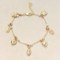 Image 2 of VirginMary Charm Bracelet