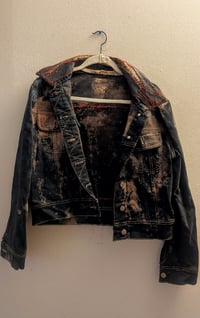 Image 1 of Denim jacket (repurposed- Circe inspired)