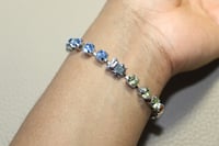 Image 4 of Multi color genuine crystal bracelet 
