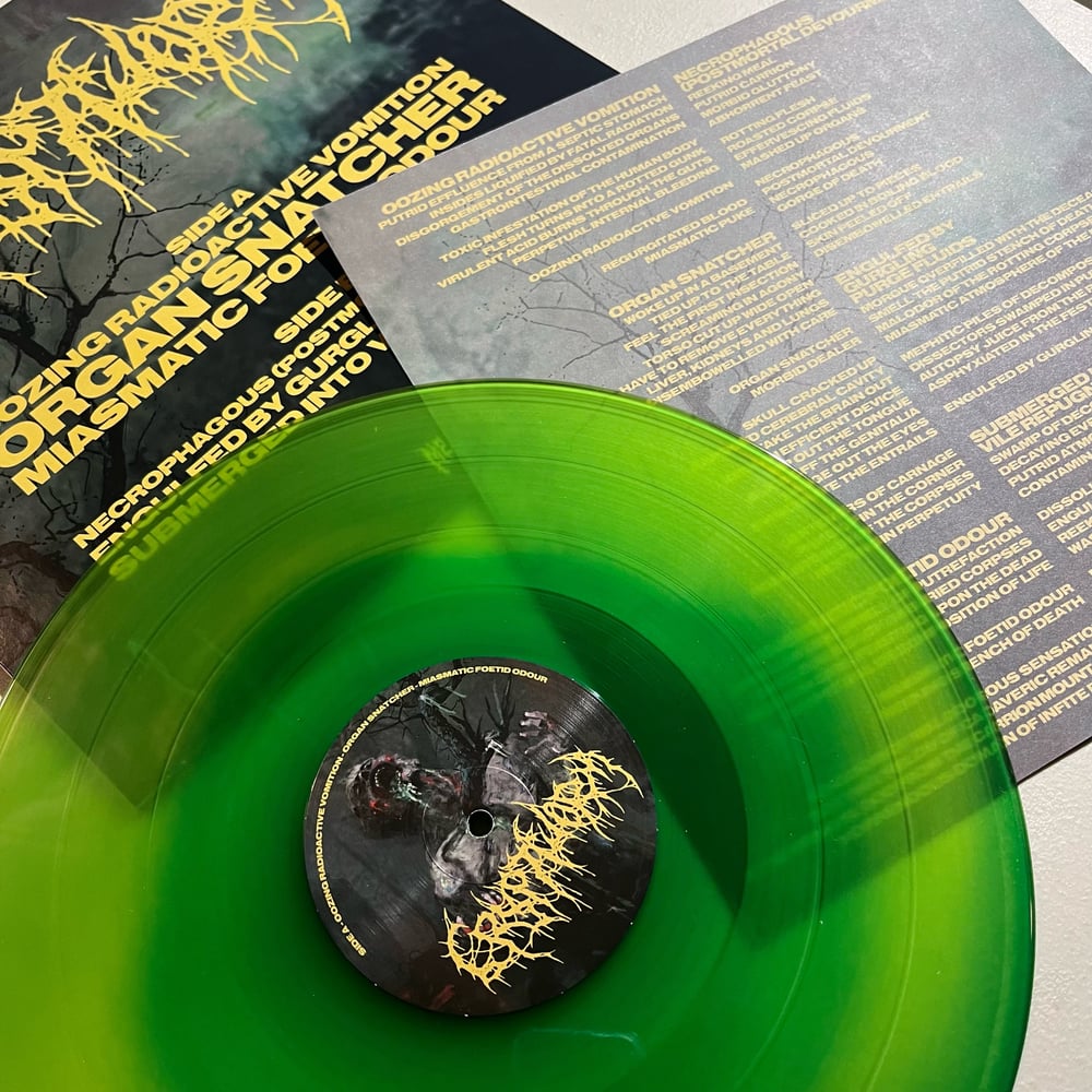 CRYPTWORM - "Oozing Radioactive Vomition" 12" vinyl LP