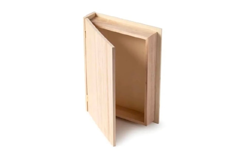 Image of Wooden Book Box