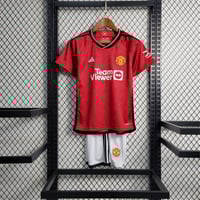 Image 1 of Manchester United 23/24 Home Kids Kit