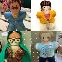 Image 4 of Handmade Felt ICONS – Inspired by Legends - Made To Order