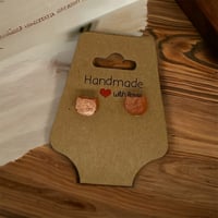 Image 1 of Cat Studs Bronze 