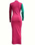 Mint Pink Bodycon Dress Image 3