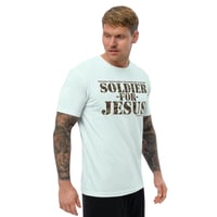 Image 7 of Soldier For Jesus Fitted Short Sleeve T-shirt