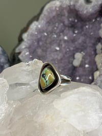 Image 2 of Hubei Turquoise Shadowbox Ring - fits 7.5-7.75