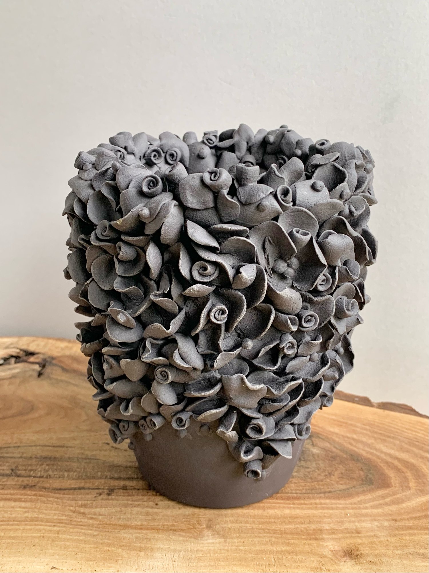 Image of Black Petal Vase 2 