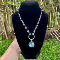 Image 2 of Stainless Steel Prism Pendant/Choker 