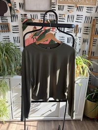 Image 1 of Ribbed 2 piece set olive 