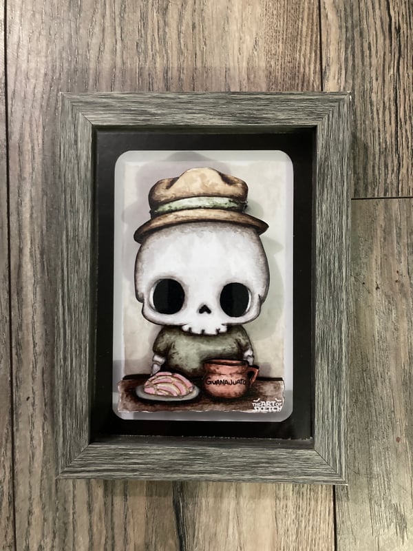 Image of “Atole Con Pan” shadow box