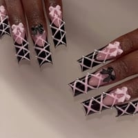 Image 8 of 24pcs Long Ballet Press On Nails 