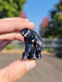 Image 7 of Matalic Blue Baby Elephant Pendant