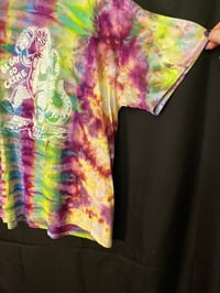 Image 3 of XL Be Gay Do Crime Godzilla Tie Dye Shirt