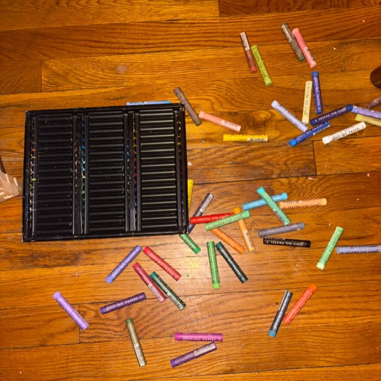 Image of the only way out is through 5x5 mini art print