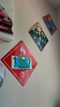 Image 1 of Hazard painted sign