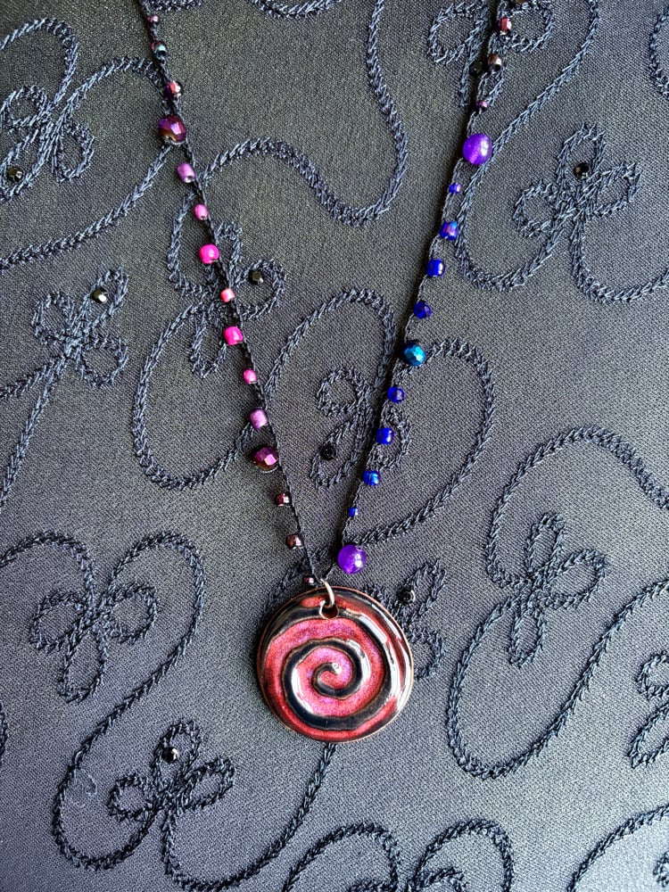 Image of Spiral Necklace #2