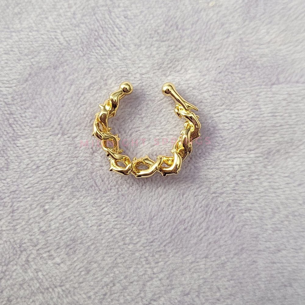 Image of [PREORDER] Thorns Septum Rings - 16G and Faux