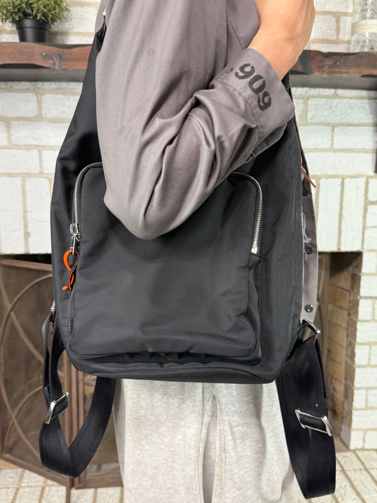 Image of Diesel Top-Strap Nylon Backpack