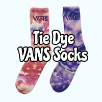 Image 1 of Adult M/L Tie Dye VANS Socks