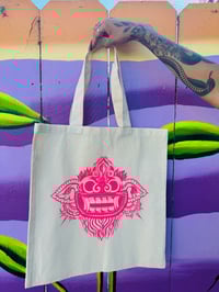 Image 2 of Neon pink tote bag 