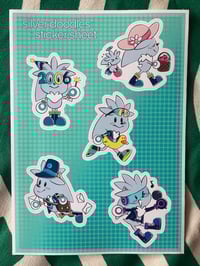Image of Silver Doodles Sticker Sheet