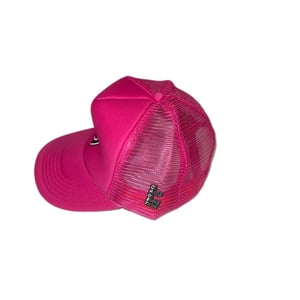 Image of Ghost Trucker Hat in Hot Pink