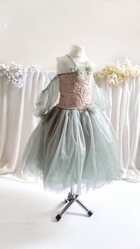 Image 1 of Tulle princess dress for photo shoots | Elvina girl - size 140 | photo props 