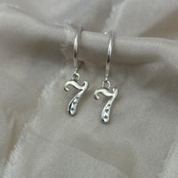 Image 1 of Lucky Charms, Lucky Number 7 Earrings