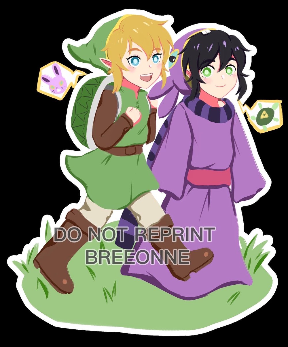 Image of Link x Ravio Tortoise and the Hare Sticker