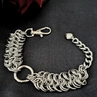 Image 1 of 2509 PRETTY VACANT Chainmail stainless steel bracelet