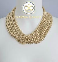 Image 5 of 12mm Cuban Chain Necklace