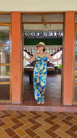 Image of Ayanna Tropical Jumpsuit
