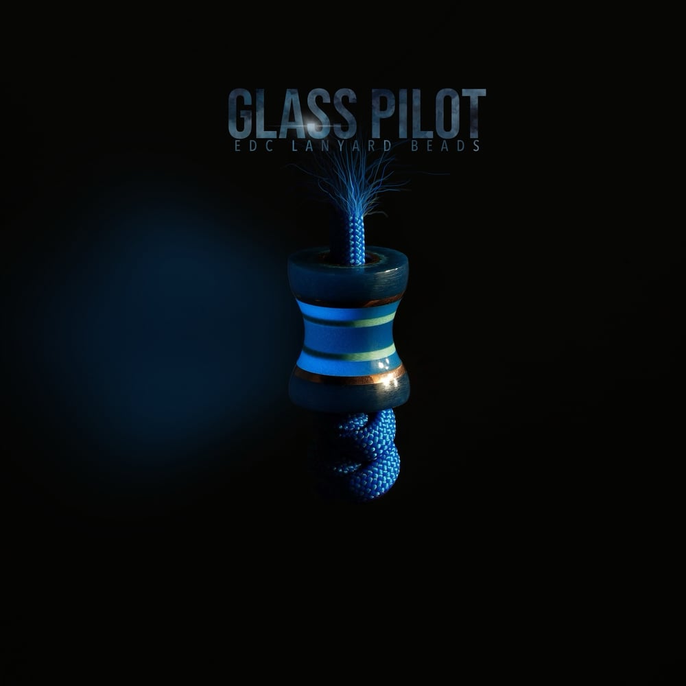 Glass Pilot EDC lanyard beads (Grail drop #3)