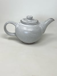 Image 7 of Small Tea Pot White Organic Glaze