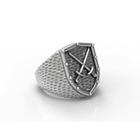 Image 1 of SWORDS OF STRENGTH RING 