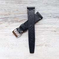 Image 4 of 20mm Corfam Style Pigskin In Dark Navy