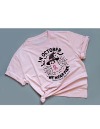 Image 2 of In October….. Breast Cancer Awareness Shirt