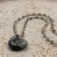 Image 1 of Labradorite Fossil Necklace