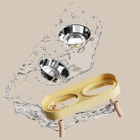 Image 4 of Double Cat Bowl Set – Anti-Spill, Non-Slip Base