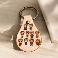 Image 2 of glitter keychains