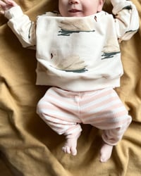 Image 6 of LEGGING TELMA  côtelé rose