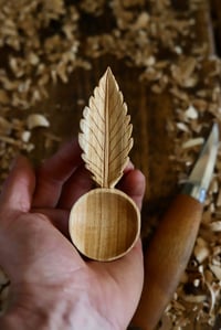 Image 1 of Cherry Leaf  Coffee Scoop 