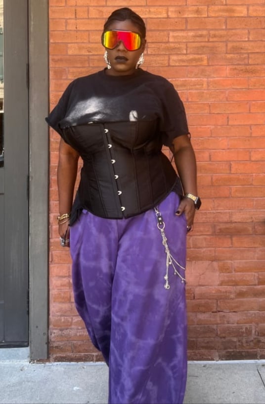 Image of Purple Rayne Rope Pants 