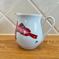Image 4 of Red Handfish Mini Milk Jug