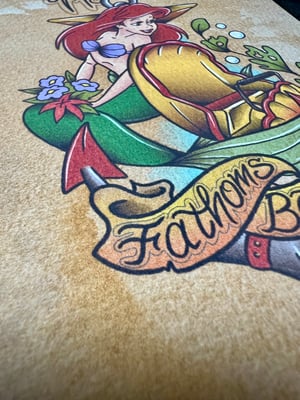 Image of 5x7" "In Mysterious Fathoms Below" Print